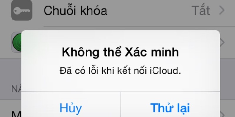 Lỗi khôi phục iCloud trên iPhone và iPad Lỗi khôi phục iCloud trên iPhone và iPad, làm sao khôi phục