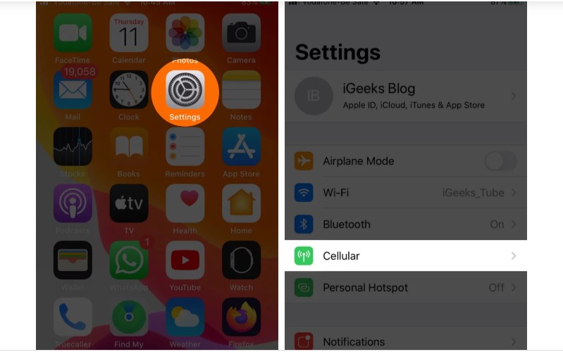 Lỗi khôi phục iCloud trên iPhone và iPad h2 Lỗi khôi phục iCloud trên iPhone và iPad xử lý