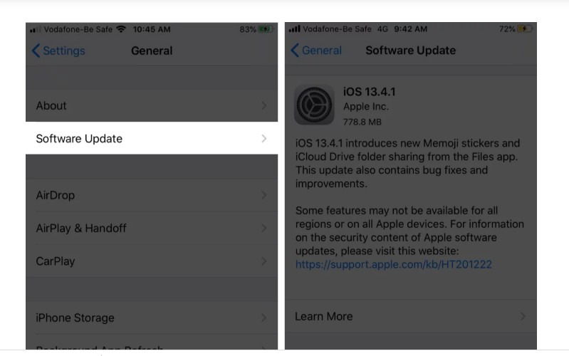 Lỗi khôi phục iCloud trên iPhone và iPad h6 Lỗi khôi phục iCloud trên iPhone và iPad cách xử lý