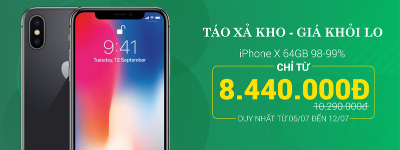 iPhone X mất Face ID giảm sốc