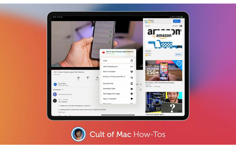 Xem Picture in Picture từ ứng dụng hỗ trợ thứ 3