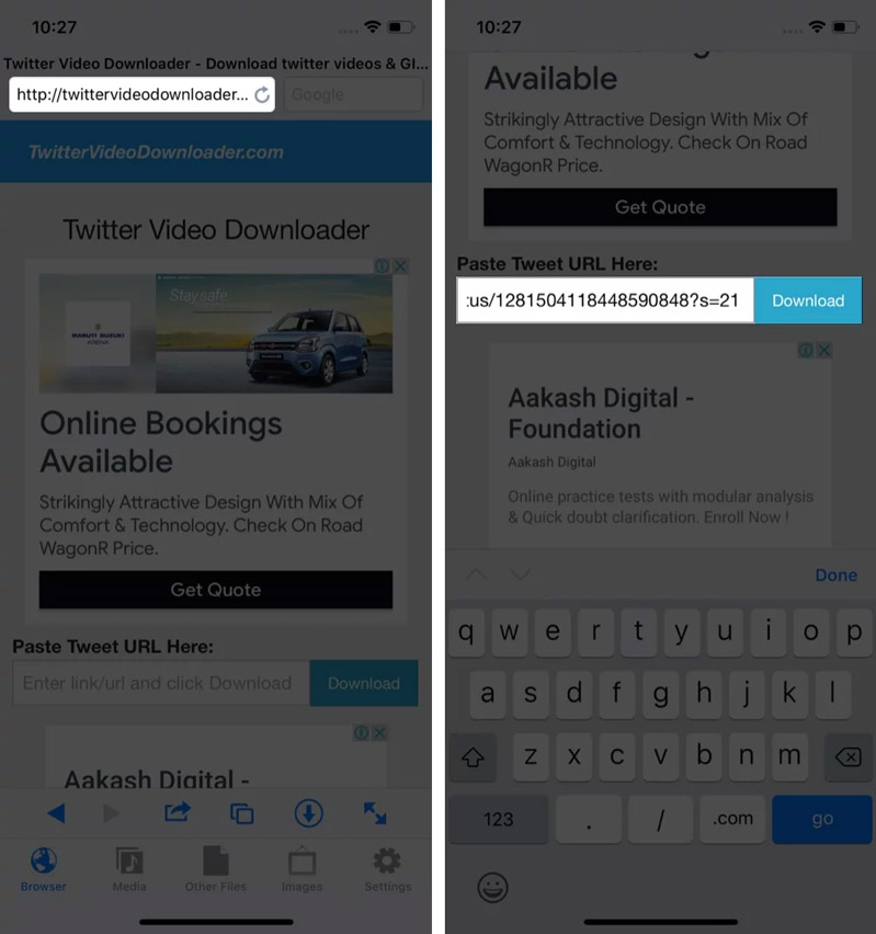 Dán đường link bạn muốn