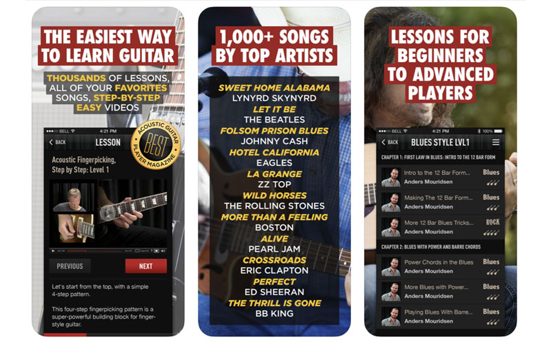 ứng dụng học guitar 1 những ứng dụng học guitar bạn nên biết