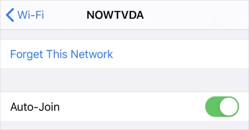Bật tự động kết nối wifi