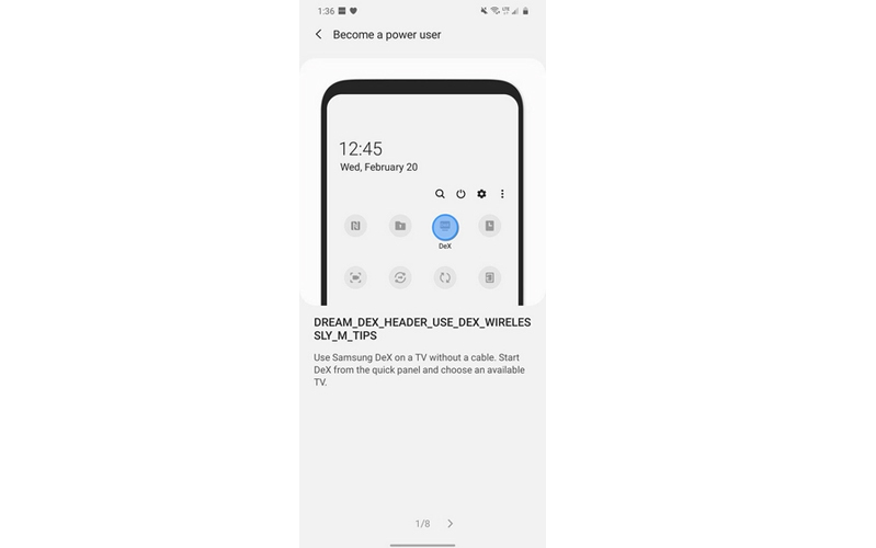 ứng dụng samsung tips
