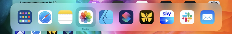 Phím tắt iPad mới