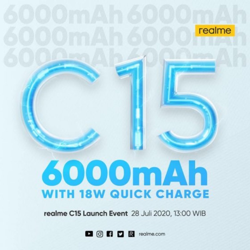 Viên pin lớn trên thiết bị Realme C15