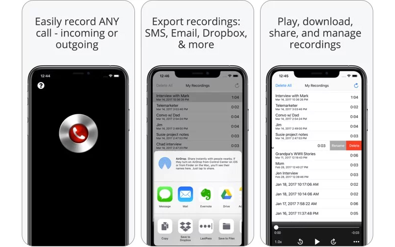 ghi âm cuộc gọi 4 bảng xếp hạng các ứng dụng ghi âm dành cho iphone