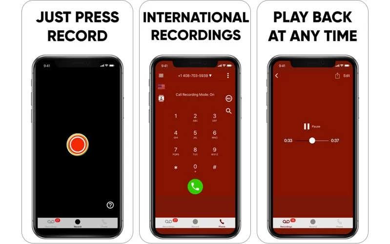 ghi âm cuộc gọi 6 ghi âm khi nhận được cuộc gọi