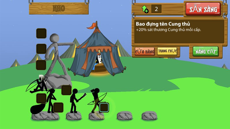 Thiết kế đồ họa cùng âm nhạc trong Stick War: Legacy 