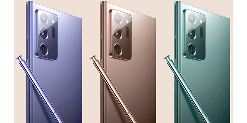 thông tin và thiết kế của samsung galaxy note 20 ultra