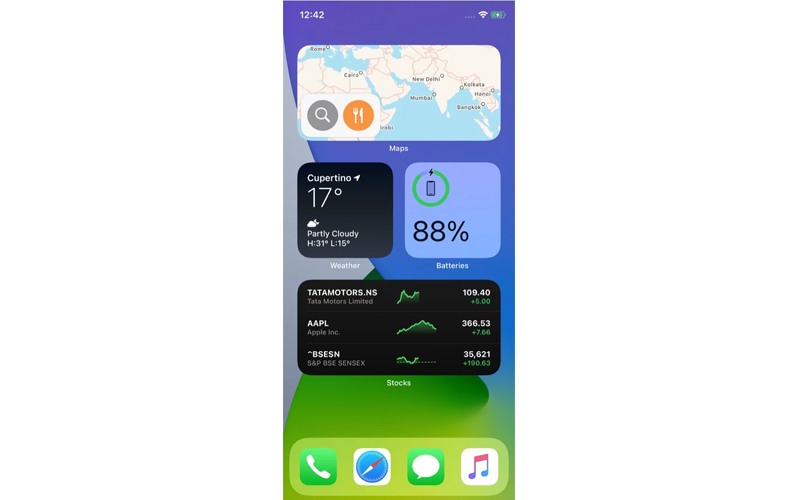 chế độ xem app library 