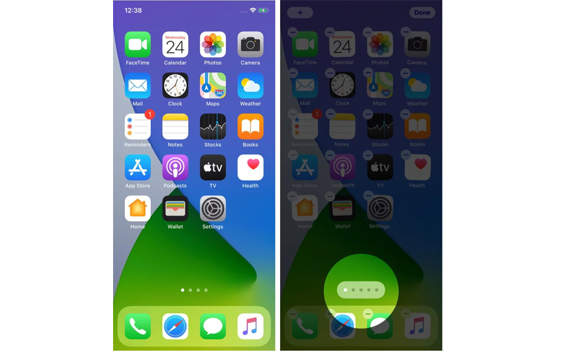Cách ẩn trang màn hình chính của iPhone
