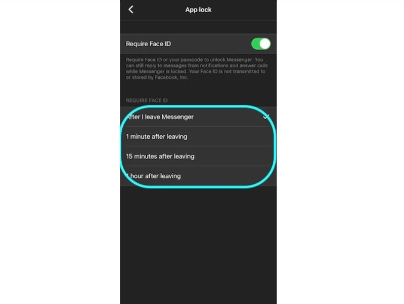khóa tin nhắn iOS 14 h9 khóa tin nhắn iOS 14 bước 6