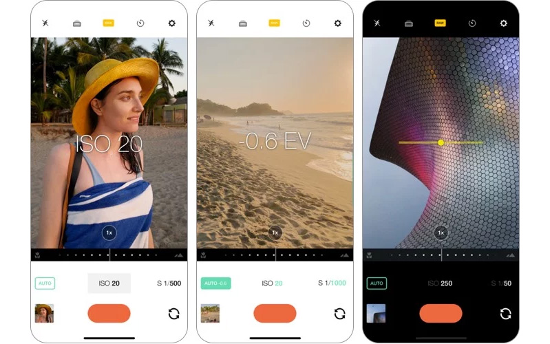 manual camera app