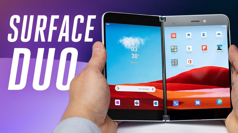 Surface Duo: 2 miếng bánh tạo thành 1 miếng
