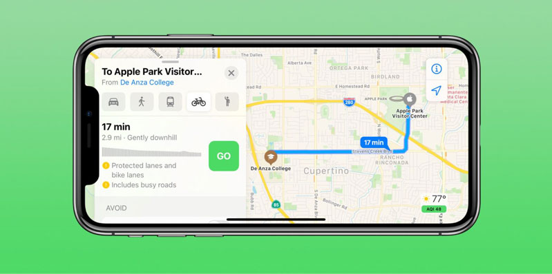 Cập nhật chỉ đường mới của iOS 14