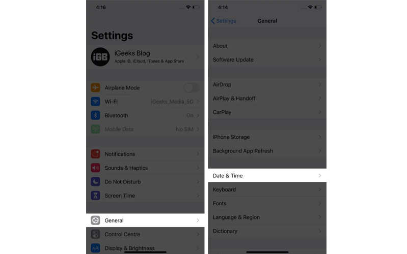 không thể kết nối app store