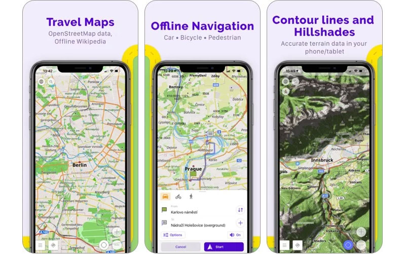 ứng dụng bản đồ 7 sử dụng ứng dụng bản đồ nào khi không có mạng