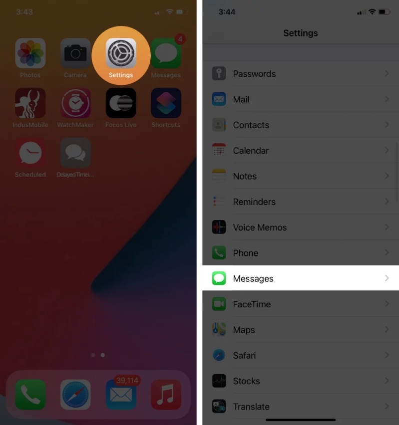 Các bước thực hiện tắc chức năng đã đọc trên iPhone