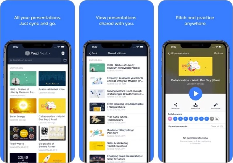 ứng dụng tốt nhát cho thuyết trình trên iPhone và iPad