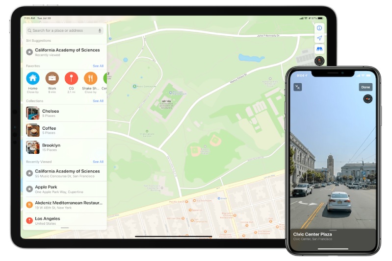 Chia sẻ ứng dụng thông qua bản đồ Apple