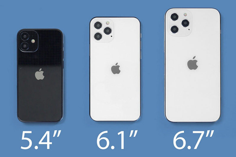 kích thước của iPhone 12