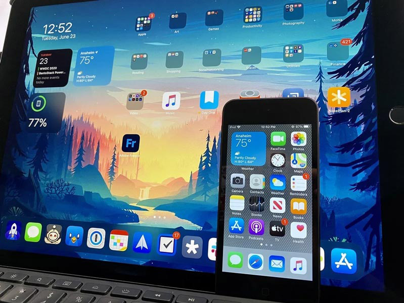 Màn hình chính trên iPhone hầu như không thay đổi