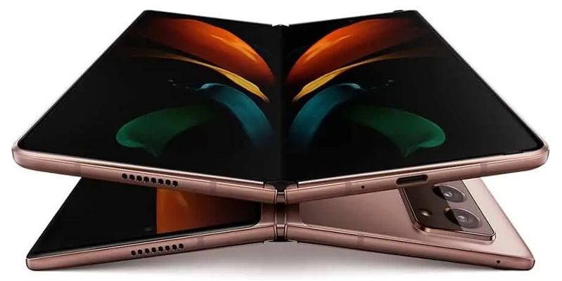 thiết kế của galaxy z fold 2 5g