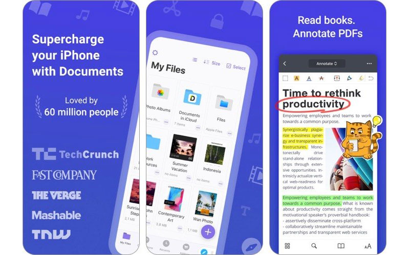 ứng dụng Documents by Readdle