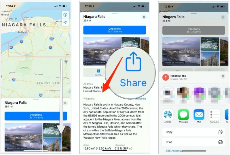 chỉ đường trên maps apple