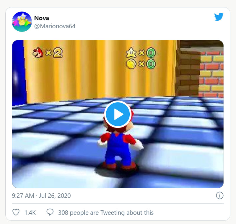 Nintendo có thể đã thử nghiệm khả năng của Mario. Nintendo có thể đã thử nghiệm khả năng của Mario.