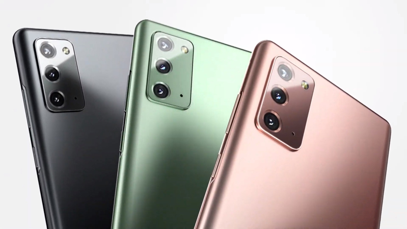 Samsung Galalxy Note 20 với 3 màu sang trọng