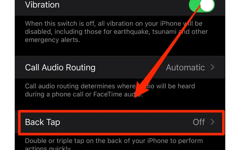 lý do nên dùng back tab iphone 