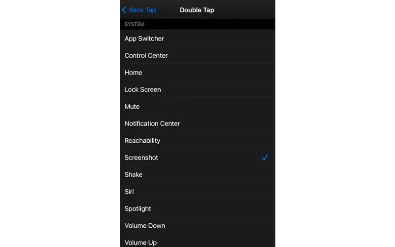điều khiển điện thoại bằng cách chạm vào lưng iphone