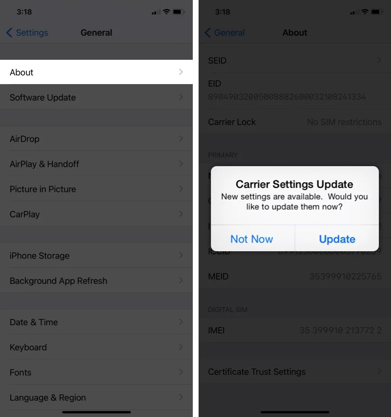 Cách cập nhật iPhone và iPad