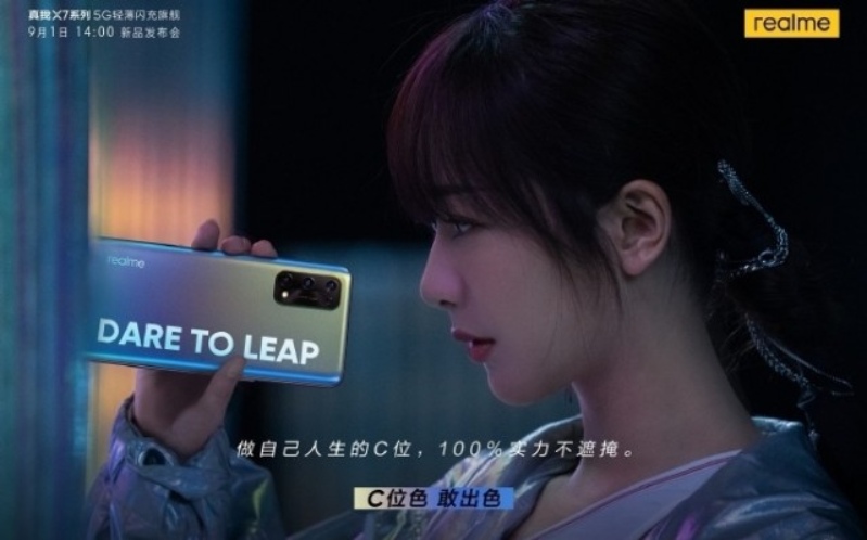 màu gradient độc đáo trên thiết bị realme mới