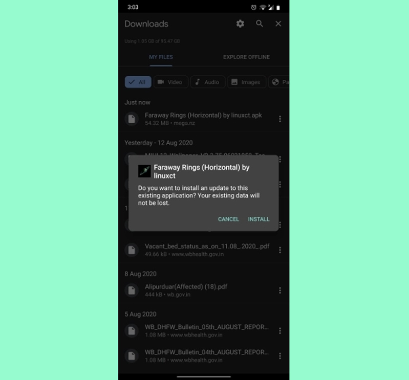 cài đặt APK trên thiết bị Android của bạn.