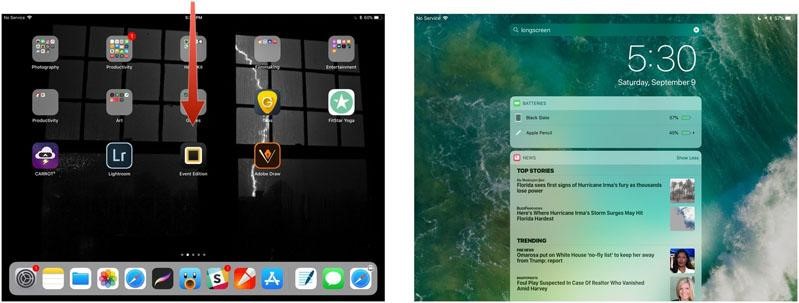 kiểm tra pin trên ipad
