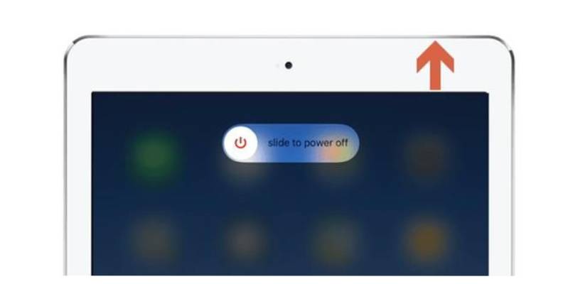 khởi động lại iPad