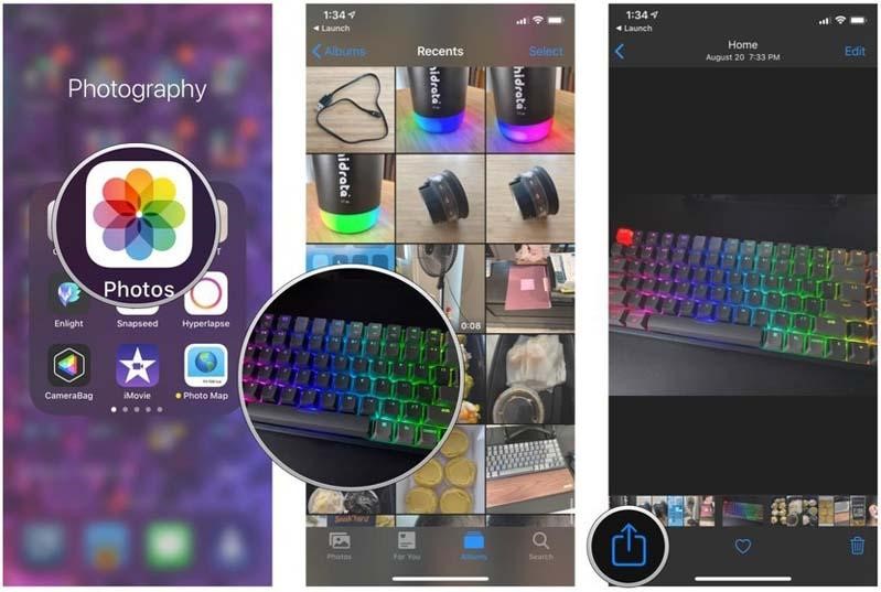 Gửi các file thông qua Tệp