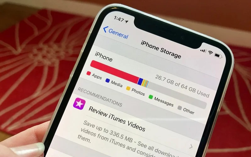 Kiểm tra dung lượng các ứng dụng trên iPhone, iPad