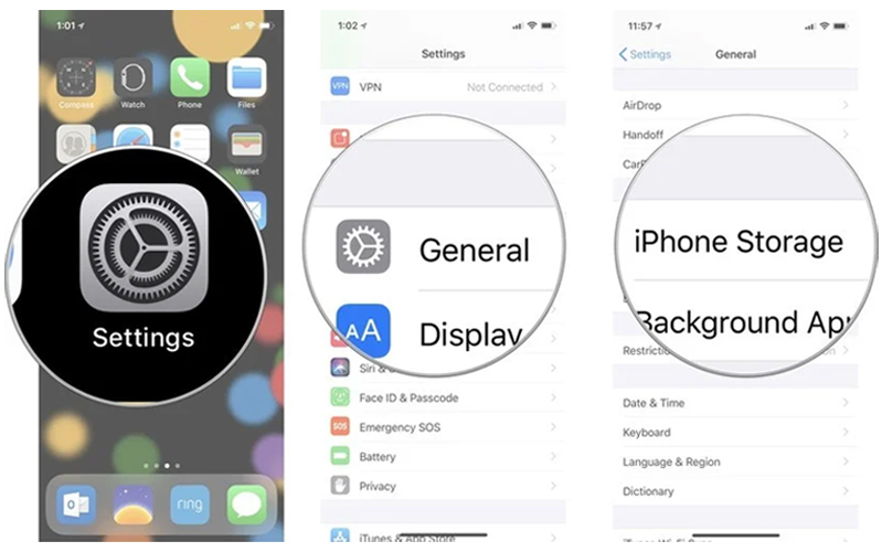 Xóa bộ đệm Safari  của iPhone, iPad