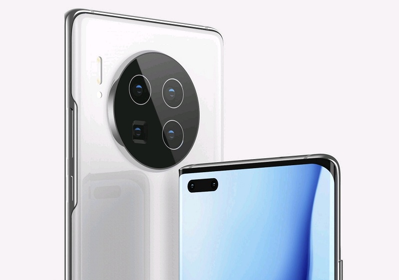 Thiết kế Huawei Mate 40 có khung tròn bao quanh camera