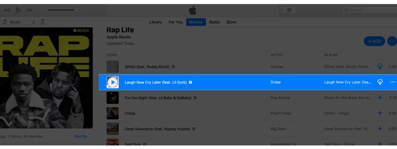 tạo danh sách phát trong Apple Music trên Mac