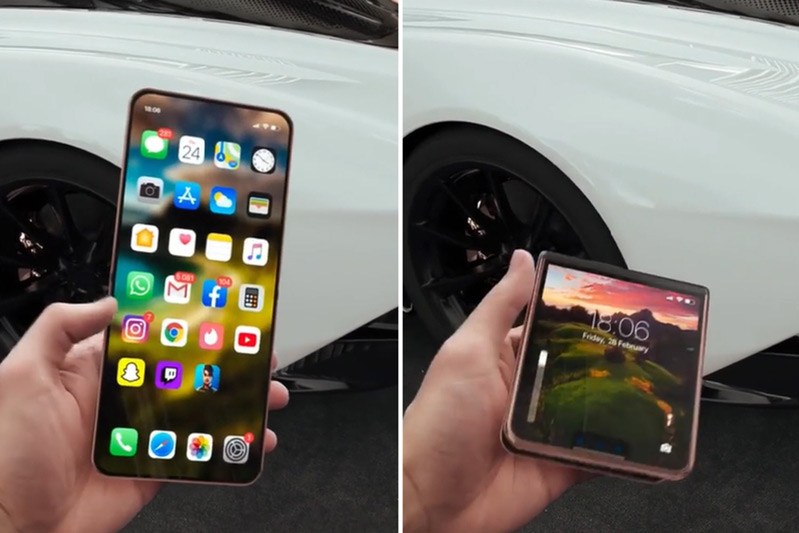 Cơ chế gập độc đáo trên iPhone Flip 
