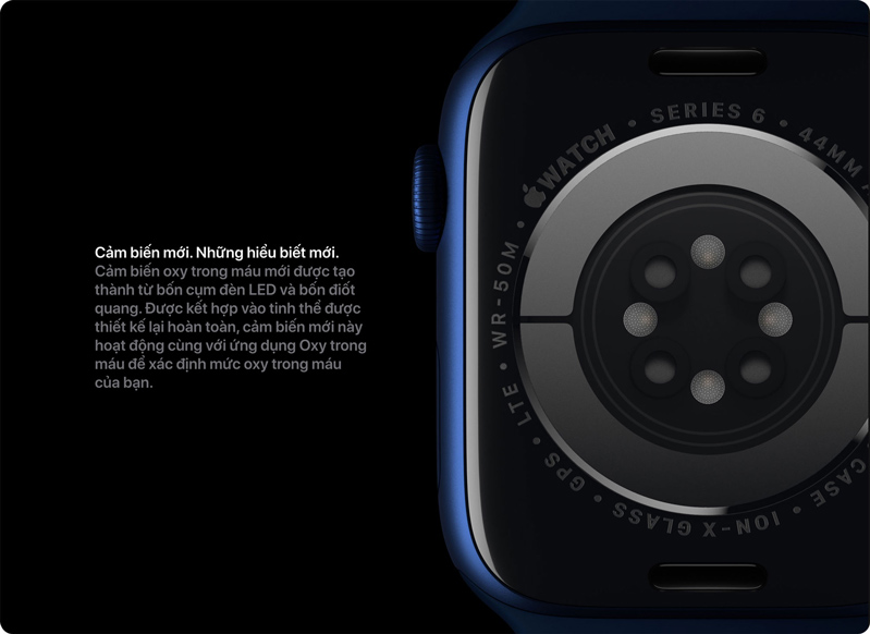 Khả năng đo dưới hình thức gián tiếp trên Apple Watch Series 6 