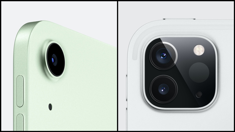 Cụm camera là sự khác biệt giữa hai thế hệ iPad 