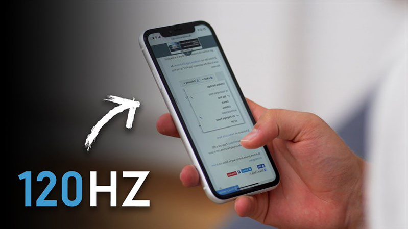 Màn hình 120Hz sẽ xuất hiện trên iPhone 12 Pro Max 