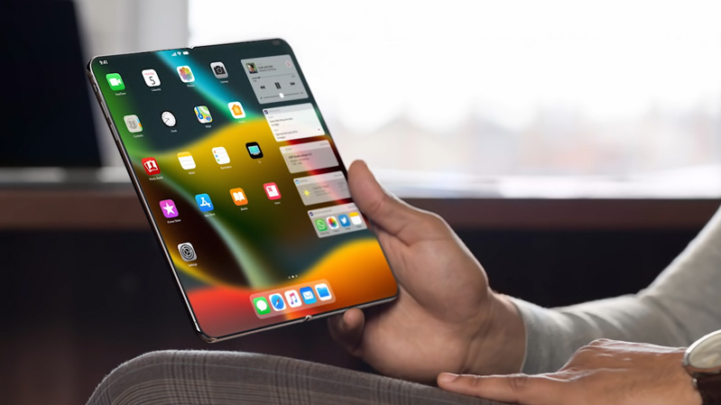 iPhone màn hình gập độc lạ 